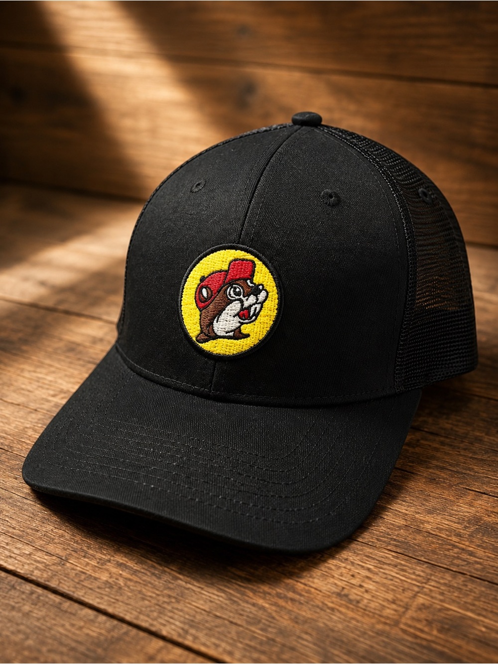 Buc-ee’s Classic Black Trucker Hat – Adjustable Snapback NEW